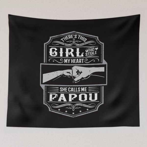 Item preview, This Girl Stole My Heart She Calls Me Papou designed and sold by Ryan Jay Cruz.