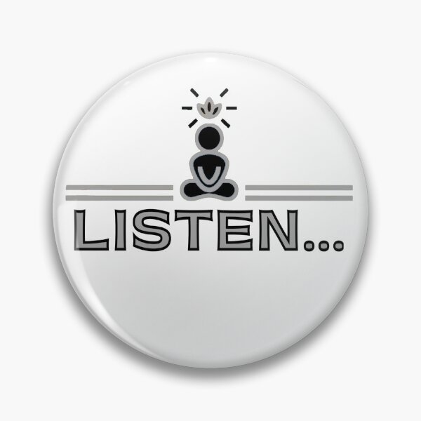 Item preview, Zoeism Nickle Black Creed Listen designed and sold by Zoe Correro.