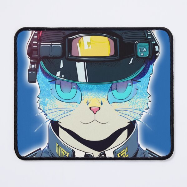 Item preview, Cyberpunk cat - Cop | "Cybercat Chronicles" collection designed and sold by RESToRAPTOR.