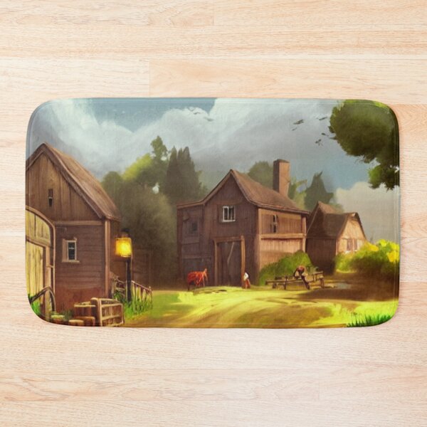 Item preview, Barnyard Scene (Storm Coming) designed and sold by RhondaLily.