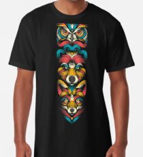 Totem der Waldtiere Longshirt