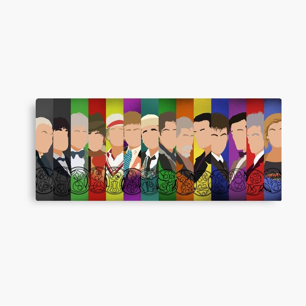 The 13 Doctors Canvas Print