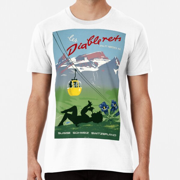 Item preview, Les Diablerets, Vaud, Switzerland,Travel Poster designed and sold by BokeeLee.