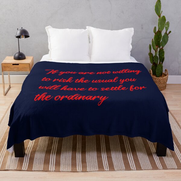 Item preview, If you are not willing to risk the usual you will have to settle for the ordinary, Jim Rohn, quote designed and sold by getlyart.