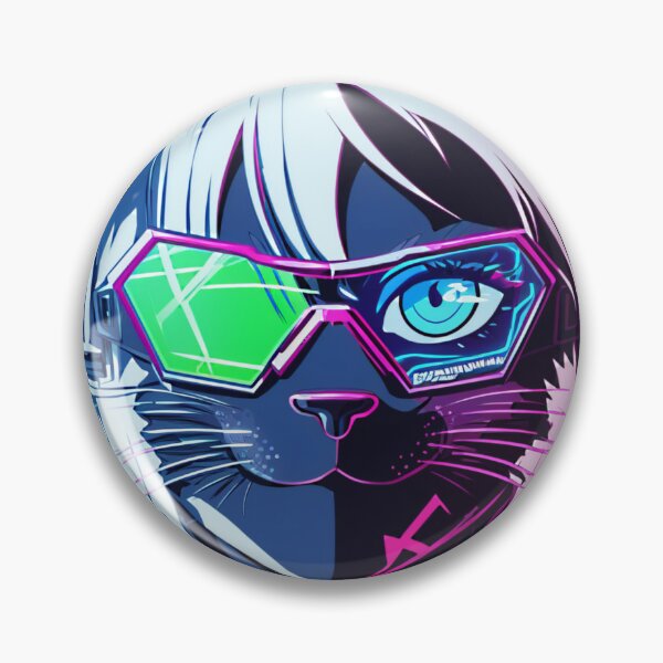 Item preview, Cyberpunk cat - Scavenger | "Cybercat Chronicles" collection designed and sold by RESToRAPTOR.