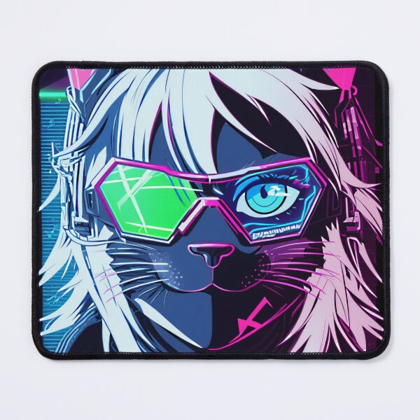 Item preview, Cyberpunk cat - Scavenger | "Cybercat Chronicles" collection designed and sold by RESToRAPTOR.