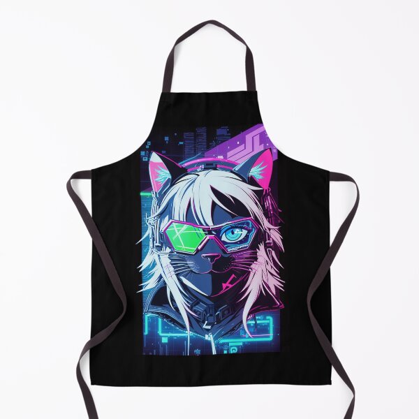 Item preview, Cyberpunk cat - Scavenger | "Cybercat Chronicles" collection designed and sold by RESToRAPTOR.