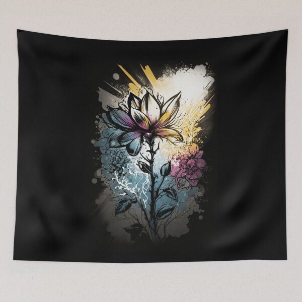 Item preview, Floral wall art (1/4) designed and sold by sabantha.