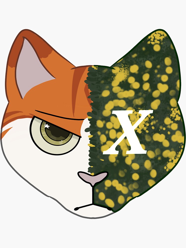 Splashtail Head Sticker for Sale by apple-glass