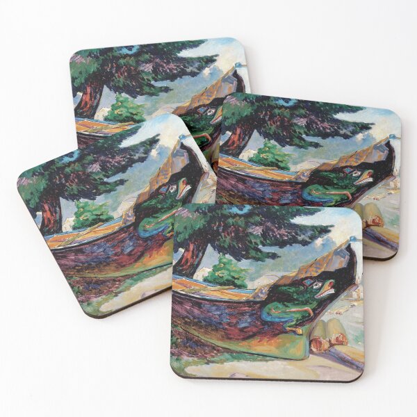 Item preview, Emily Carr Indian War Canoe Alert Bay 1912 designed and sold by TheRedVineyard.