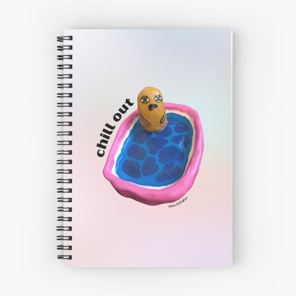 Item preview, Chill out Blob Dude in Pool, Aesthetic Pastel | lilsboobthangs designed and sold by lilsboobthangs.