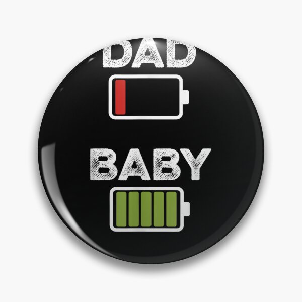 Item preview, Mens Tired Dad Low Battery Baby Full Charge Funny  designed and sold by dillinka.
