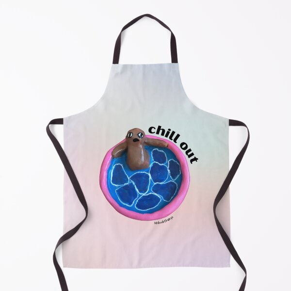 Item preview, Chill out Blob Dude in Pool, Aesthetic Pastel | lilsboobthangs designed and sold by lilsboobthangs.
