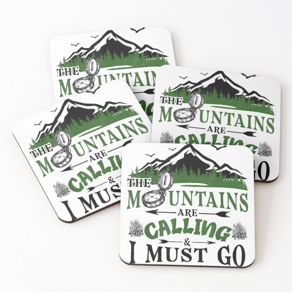 Item preview, The Mountains Are Calling and I Must Go Campers and Glampers  designed and sold by limonhakec.