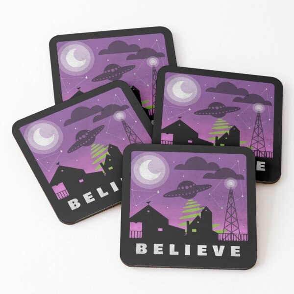 Item preview, Believe in aliens village nightscape   designed and sold by namcauthu.