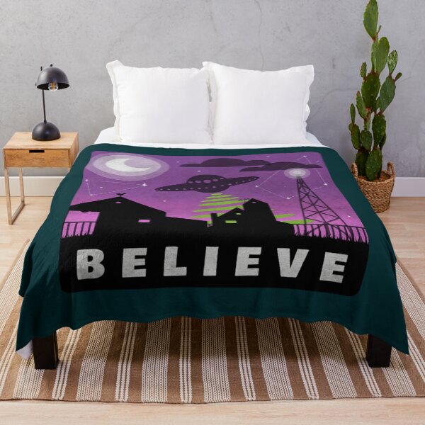 Item preview, Believe in aliens village nightscape   designed and sold by namcauthu.