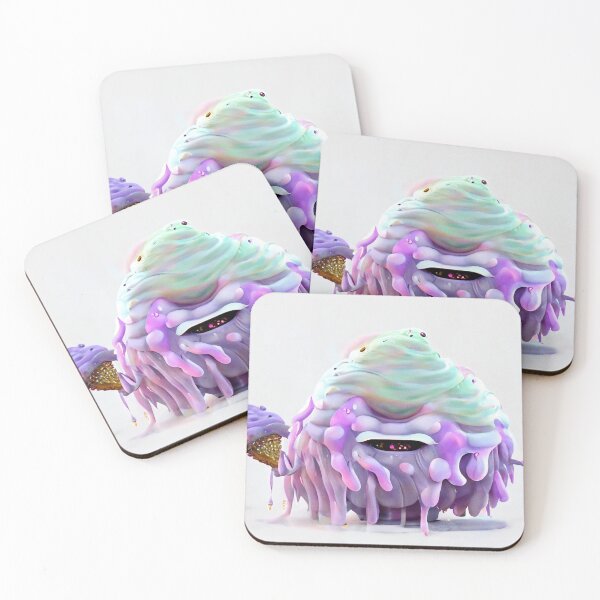 Item preview, Haunted Melting Wagashi Mint & Taro designed and sold by FarmDYea.