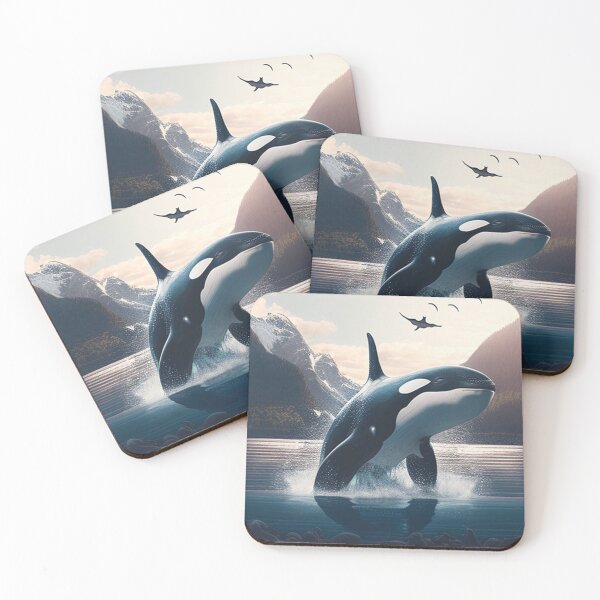 Item preview, Ride the Waves of Life with Orcas designed and sold by Artezia.
