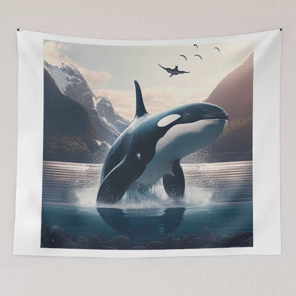 Item preview, Ride the Waves of Life with Orcas designed and sold by Artezia.