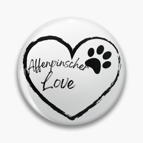 Item preview, Affenpinscher Art Doggie Heart Charm designed and sold by TheWildFlix.