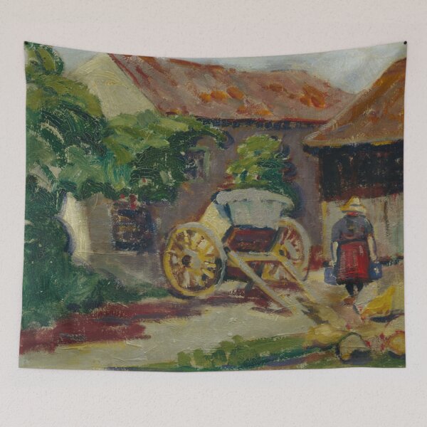 Item preview, Emily Carr - Breton Farm Yard designed and sold by TheRedVineyard.