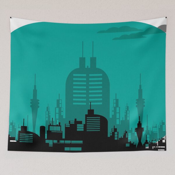Item preview, illustration of Background flat city designed and sold by GoresanShiftB.