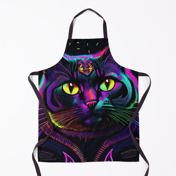 Item preview, #F101: Colorful Neon Cat Sketch designed and sold by FarStarL33.