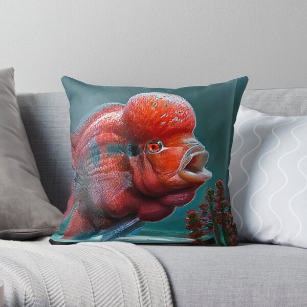 Accent pillow small fish