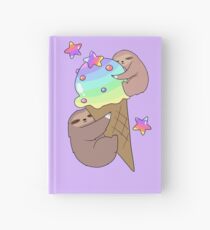 Regenbogen-Eiscreme-Faultiere Notizbuch
