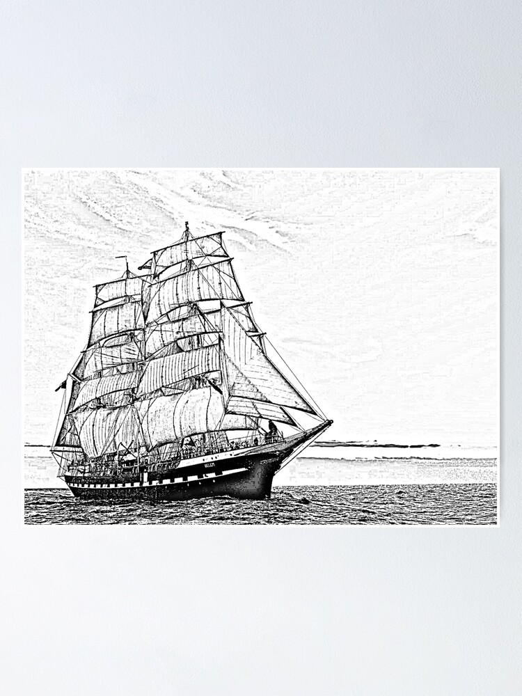 Child Drawing Ship Sea Image & Photo (Free Trial) | Bigstock