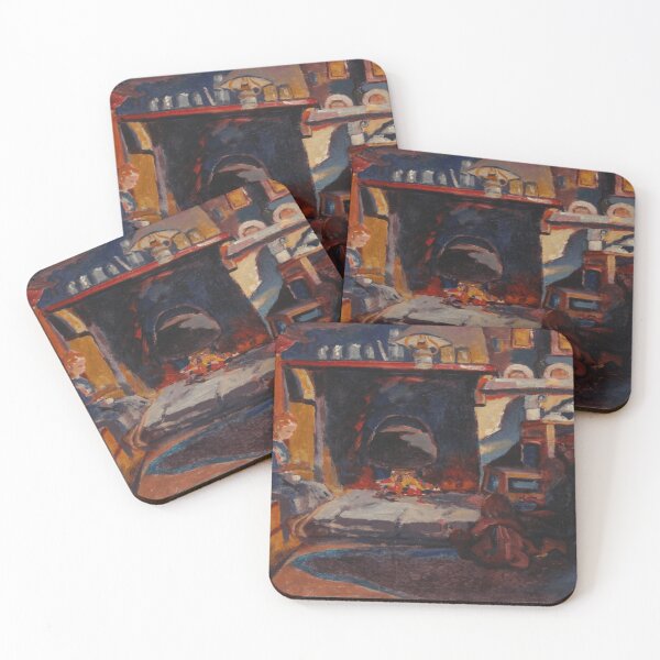 Item preview, Emily Carr - Four Children in a Breton Cottage designed and sold by TheRedVineyard.