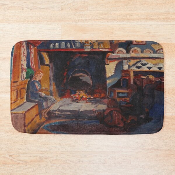 Item preview, Emily Carr - Four Children in a Breton Cottage designed and sold by TheRedVineyard.