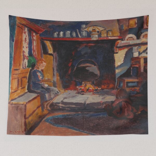 Item preview, Emily Carr - Four Children in a Breton Cottage designed and sold by TheRedVineyard.