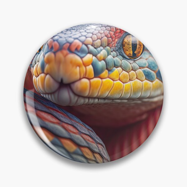 Item preview, Colorful snake head designed and sold by AussieAck.