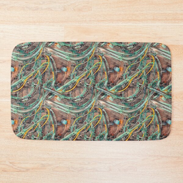 Item preview, Cyberpunk Machinery and Wiring - Seamless Pattern designed and sold by Chubuter.