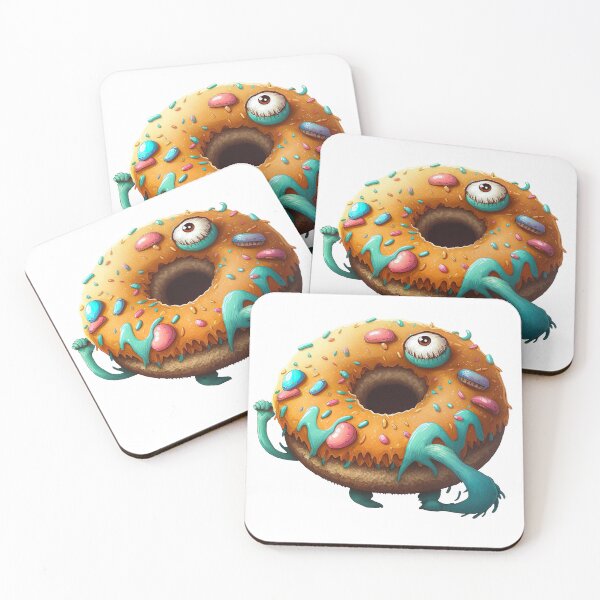Item preview, Donut monster, fantasy donut, sweet donut designed and sold by LilianasDesign.