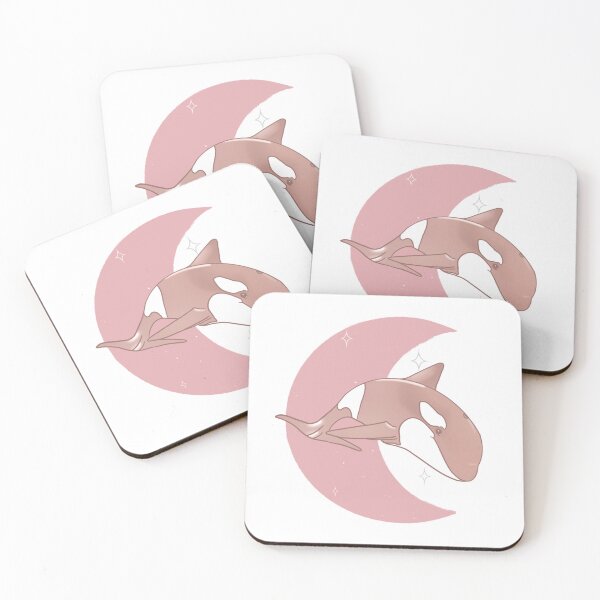 Item preview, Orca Crescent - Rose designed and sold by bellamousse design co.