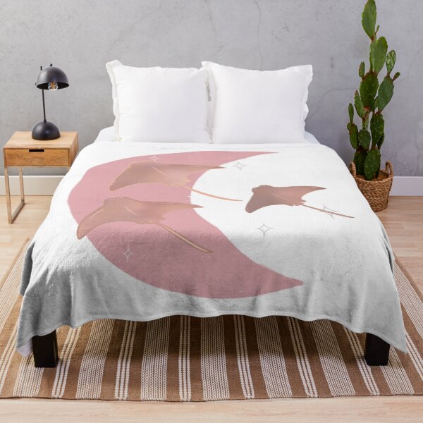 Item preview, Cownose Rays Crescent - Rose designed and sold by bellamousse design co.