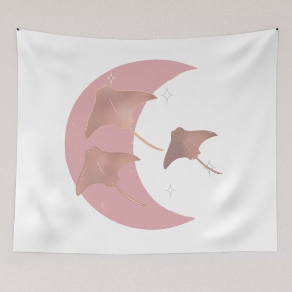Artikelvorschau, Cownose Rays Halbmond - Rose entworfen und verkauft von bellamousse design co.