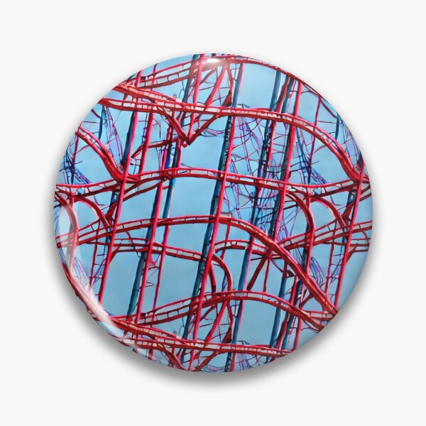Item preview, Red Rollercoaster - Seamless Pattern designed and sold by Chubuter.