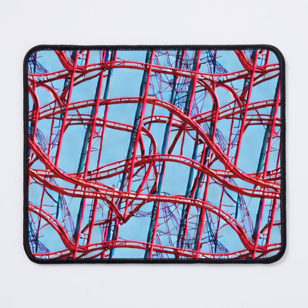 Item preview, Red Rollercoaster - Seamless Pattern designed and sold by Chubuter.