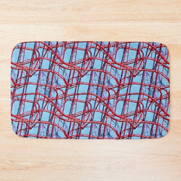 Item preview, Red Rollercoaster - Seamless Pattern designed and sold by Chubuter.