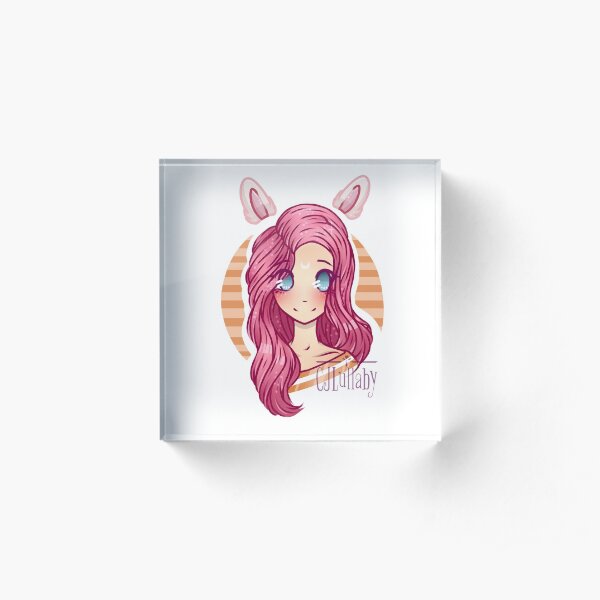 LDShadowLady Cute Fanart Drawing Acrylic Block