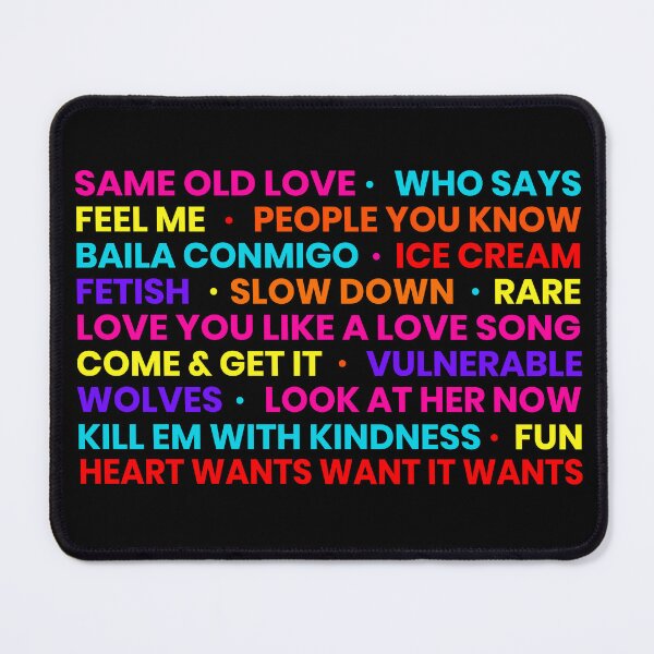 Item preview, Selena Songs designed and sold by sagar96.