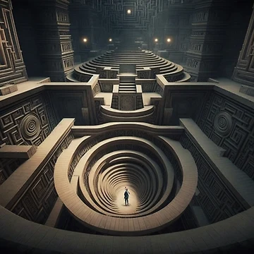 Artwork thumbnail, Labyrinth by RicoInStudios