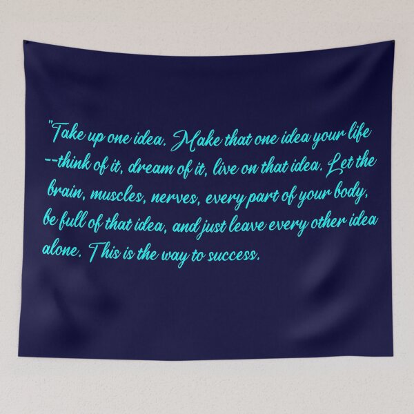 Item preview, Take up one idea. Make that one idea your life, think of it, dream of it, live on that idea, saying designed and sold by getlyart.