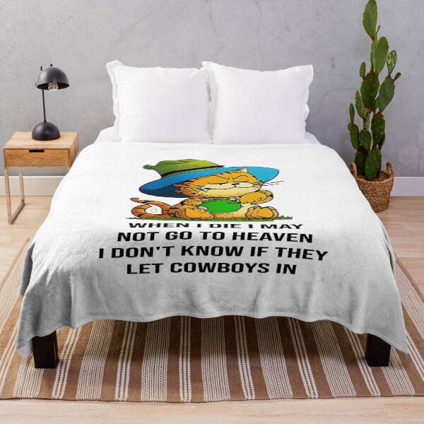 Item preview, When I Die I May Not Go To Heaven I Don't Know If They Let Cowboys In - Funny Gift For Cowboys Classic designed and sold by SkiMountain.