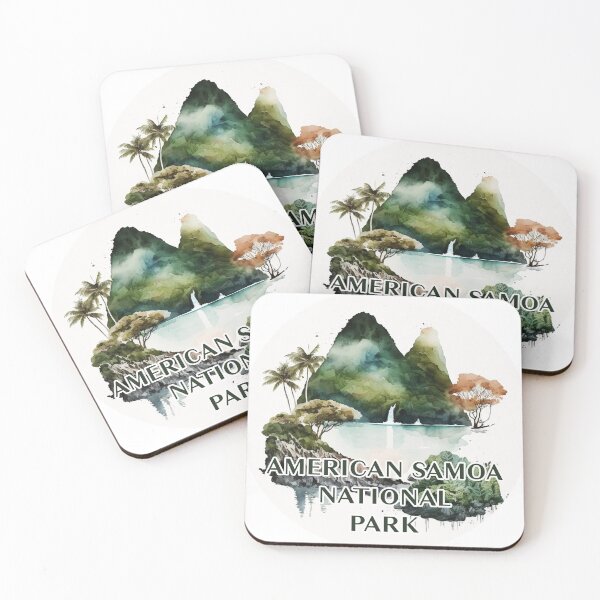 Item preview, American Samoa National Park Boho Watercolor designed and sold by PikoApparel.