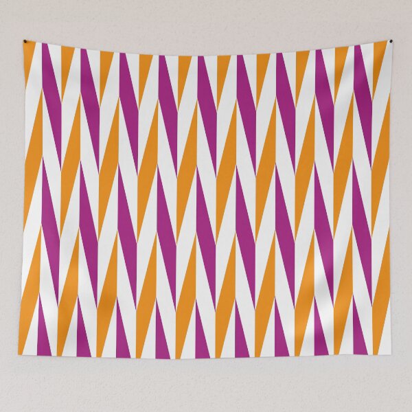 Item preview, Chevrons - Orange and Magenta designed and sold by JRP Design.