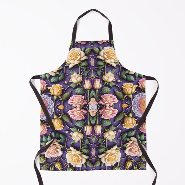 Item preview, Roses pattern, Purple, Pastel peach and yellow designed and sold by Witsprings.